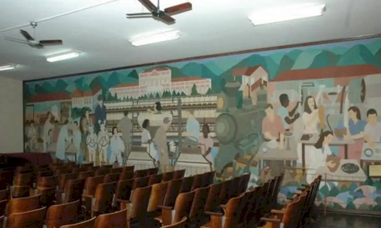 MPF acompanha restauração de painel da artista Djanira em Petrópolis