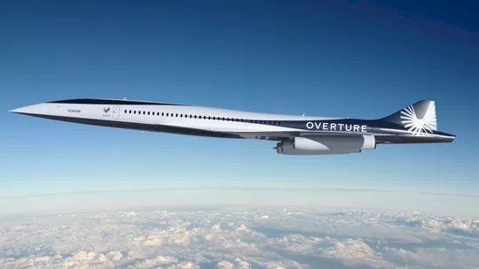 Conheça o Overture, projeto de avião supersônico que terá o dobro da velocidade das aeronaves atuais